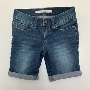 Joe’s girls size 10 Bermuda Cuffed Jean Shorts